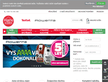 Tablet Screenshot of homeandcook.cz